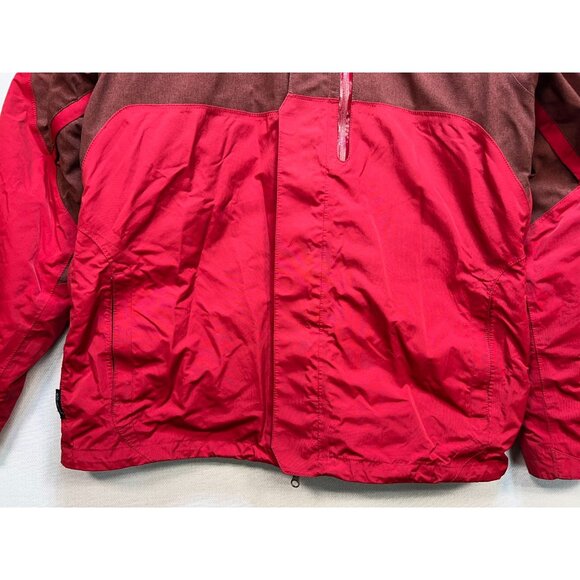Merrell Mens Opti-Shell Opti-Warm Insulated Coat Long Sleeve Size L Red Full Zip - Picture 8 of 14